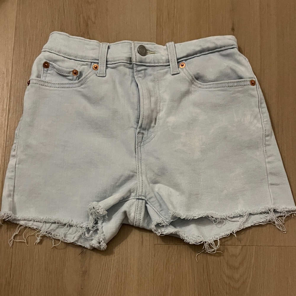 Levi's Blue Jeans and Light Blue Cutoff Shorts Bundle - Picture 5 of 7